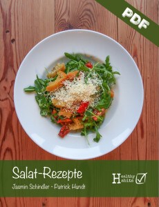 Salat-Rezepte-Screenshot mit PDF